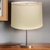 17" Ivory Throwback Drum No Slub Lampshade