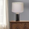 18" White Throwback Drum No Slub Lampshade