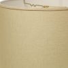 18" Parchment Biege Throwback Drum Linen Lampshade