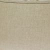 12" Dark Wheat Throwback Oval Linen Lampshade