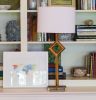 14" White Throwback Oval No Slub Lampshade