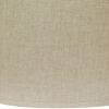 14" Dark Wheat Throwback Oval Linen Lampshade