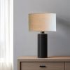 16" Light Wheat Throwback Oval Linen Lampshade