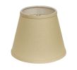 8" Parchment Biege Hardback Empire Linen Lampshade