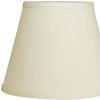 10" Ivory Hardback Empire No Slub Lampshade