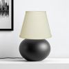 10" Ivory Hardback Empire No Slub Lampshade