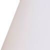 12" White Premium Empire Slanted No Slub Lampshade