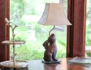 10" Parchment Biege Premium Square Bell Slanted Linen Lampshade
