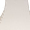 12" White Premium Square Bell Slanted No Slub Lampshade