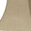 12" Light Wheat Premium Square Bell Slanted Linen Lampshade