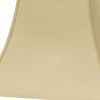 12" Parchment Biege Premium Square Bell Slanted Linen Lampshade
