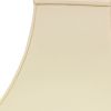 14" Ivory Premium Square Bell Slanted No Slub Lampshade