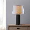 16" Parchment Biege Rounded Empire Slanted Linen Lampshade