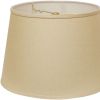 18" Parchment Biege Rounded Empire Slanted Linen Lampshade