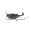 10" Black Novelty Metal Handmade Tray