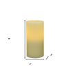6" Ivory Flameless Pillar Candle