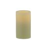 Set of Two Ivory Flameless Pillar Candle
