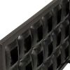 23" Black Iron Floor Tealight 18-Candle Holder