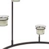 Set Of Four Black Flameless Votive Candle Holder