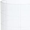 2" Silver Flameless Tabletop Hurricane Candle Holder