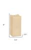 Set of Two Beige Square Flameless Pillar Candles