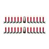 Set of Twentyfour Red LED Flameless Christmas Tree Clip On Candles