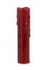 Set of Two Red Flameless Pillar Candle