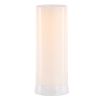 8" White Flameless Designer Candle