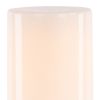 8" White Flameless Designer Candle