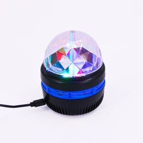 1pc LED Crystal Projection Light; Rotating Atmosphere Light; Family Party Holiday Christmas Gift; Indoor Room Car Lights