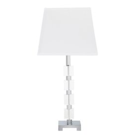 25" Wendi Glam Crystal Cube Ice Table Lamp