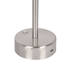 Elegance Rechargeable LED Table Lamp Brushed Nickel LED Touch Switch