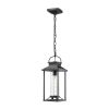 Outdoor Pendant Lights for Porch, Black Exterior Chandelier for Gazebo