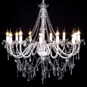 Chandelier White 32"x30"