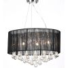 Chandelier Black 18"x20"