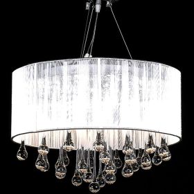 Chandelier White 18"x20"