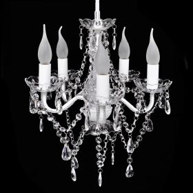 Chandelier White 16"x16"