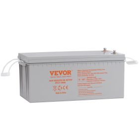 VEVOR Deep Cycle Battery, 12V 200 AH, AGM Marine Rechargeable Battery, High Self-Discharge Rate 1400A Current