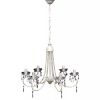Chandelier White 22"x18"