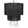 Chandelier Black 11"x13"