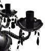 Chandelier Black 15"x18"