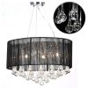 Chandelier Black 18"x20"