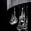 Chandelier Black 18"x20"