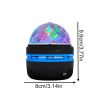 1pc LED Crystal Projection Light; Rotating Atmosphere Light; Family Party Holiday Christmas Gift; Indoor Room Car Lights