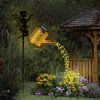 Outdoor Solar Hanging Lanterns, Waterproof Watering Can with Blink Color Lights for Lawn,Patio,Garden Decor - Perfect Yard,Pathway Decorations