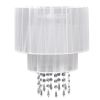 Chandelier White 11"x13"