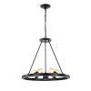 Shigo Brown 7-light Chandelier