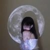 Ins Moon Projection Lamp Background Projector Night Light Photo Prop Wall Lights Birthday Gift Party Decoration Bedroom Decor