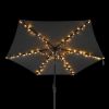 Solar patio umbrella light Warm light