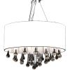 Chandelier White 18"x20"